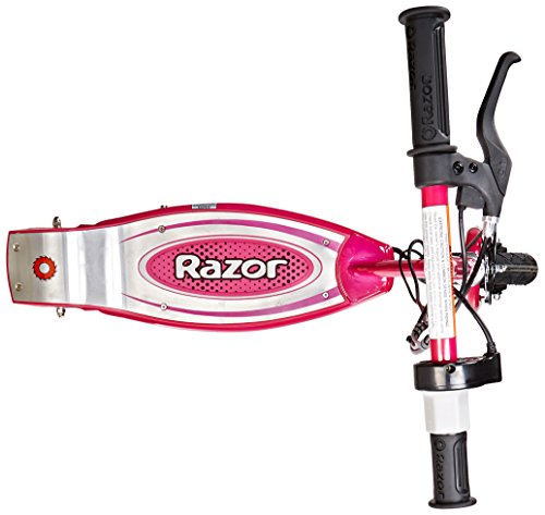 Razor 13111261 E100 Electric Scooter (Pink) & Power Core E100 Electric Scooter for Kids Ages 8+ - 100w Hub Motor, 8" Pneumatic Tire, Up to 11 mph and 60 min Ride Time, for Riders up to 120 lbs