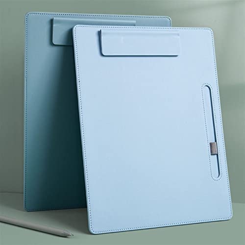 KIZQYN Report Covers A4 Business Pad Folder Board Exam Writing Board Pad Board Special Clip Book Stationery Writing Pad Cardboard Signature File folders (Color : A4-Grey)