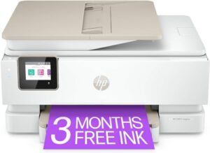 hp envy inspire 7955e wireless color all-in-one printer with 6 months free ink (1w2y8a) (renewed premium),white
