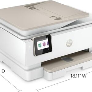 HP Envy Inspire 7955e Wireless Color All-in-One Printer with 6 Months Free Ink (1W2Y8A) (Renewed Premium),White