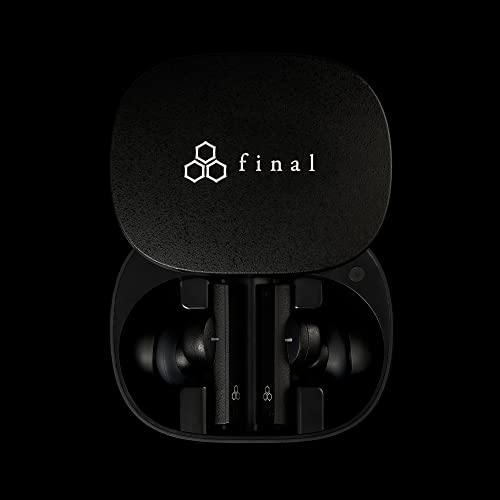 Final ZE8000 Flagship TWS Empowered by 8K Sound/Bluetooth 5.2 / IPX4 Water Resistance/aptX Adaptive Supported/Snapdragon Sound Supported/Suitable for Music & Sport (Black)