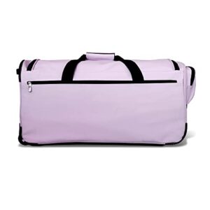 Mavii™ 2023 LIMITED EDITION: Garment Rack Duffel-Wheeled 28 Inch Collapsible Bag, Travel Costume Rack Rolling Upright Luggage, Lavender…