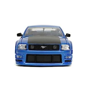 Jada Toys Big Time Muscle 1:24 2006 Ford Mustang GT Die-Cast Car (Candy Blue)