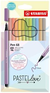 stabilo pen 68 marker wallet sets, multicolor