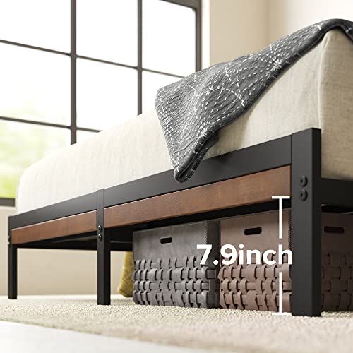 Zinus Kai Bamboo and Metal Platform Bed Frame with Headboard / No Box Spring Needed / Easy Assembly, Full