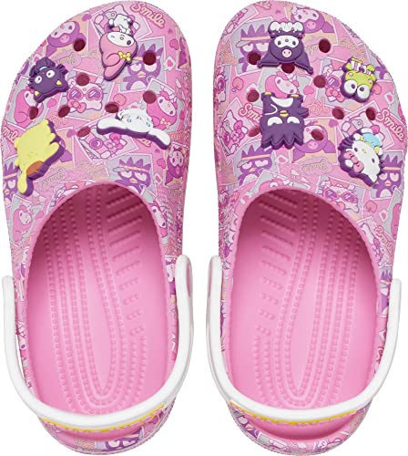 Crocs Unisex Classic Hello Kitty Clog, Pink, 7 US Men