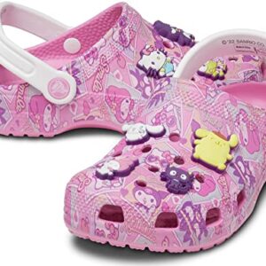 Crocs Unisex Classic Hello Kitty Clog, Pink, 7 US Men