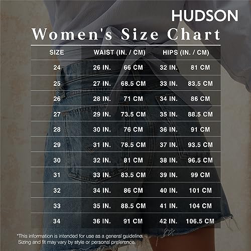 HUDSON Women's Rosie High Rise Wide Leg Ankle Jean, Fuchsia Pink Clean