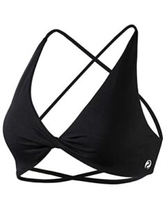aurola venus sports bras women workout athletic removable padded backless strappy low support gym fitness yoga crop top