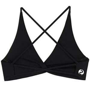 AUROLA Venus Sports Bras Women Workout Athletic Removable Padded Backless Strappy Low Support Gym Fitness Yoga Crop Top