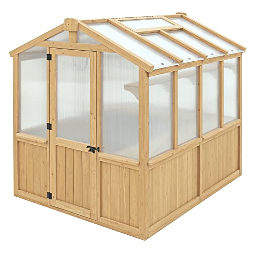 Yardistry 6.7' x 7.8' Meridian Greenhouse