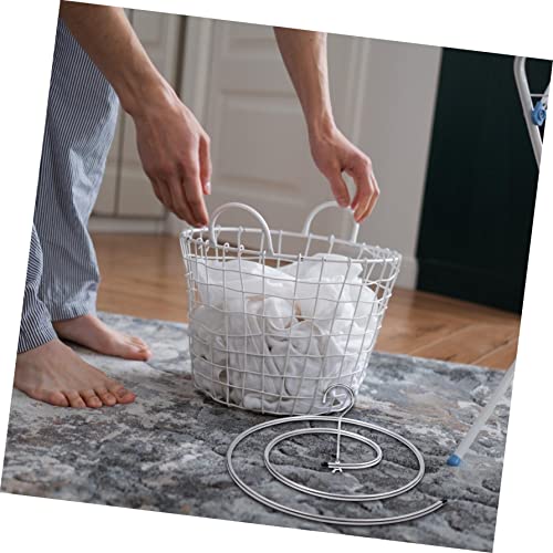 ORFOFE Drying Rack 2pcs and Stainless Mental Socks Space Bras Clothes Spiral Towel Hanger Rotating Bedspread Hangers Battaniye Hook Use Bed Air Garment Rotatable Wardrobe Dry Blanket Windproof