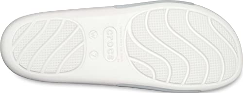 Crocs Women's Splash Slides Sandal, White, 6
