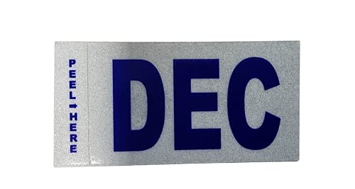 December California License Plate Month Sticker