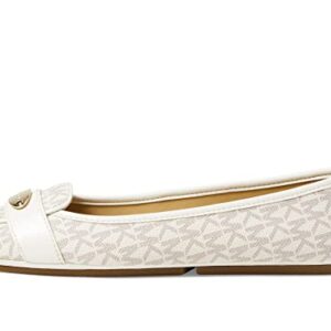 Michael Kors Women's Moccasin Espadrille Wedge Sandal, Vanilla, 12