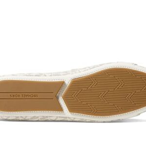 Michael Kors Women's Moccasin Espadrille Wedge Sandal, Vanilla, 12