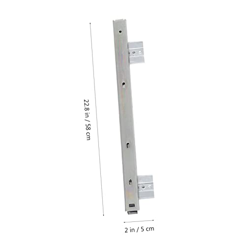 WOONEKY Keyboard Rails Keyboard Tray 1 Pair Full Slide Thickness White Construction Side Bearing Inches Mounting Furniture Stand Slide-Out Out Duty Steel Metal Mount Track Drawer