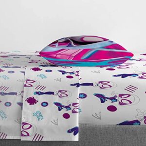 Marvel Spidey & His Amazing Friends Ghost Spider Gwen Twin Size Sheet Set - Super Soft Kids 3 Piece Bedding Set - Fade Resistant Microfiber Sheets