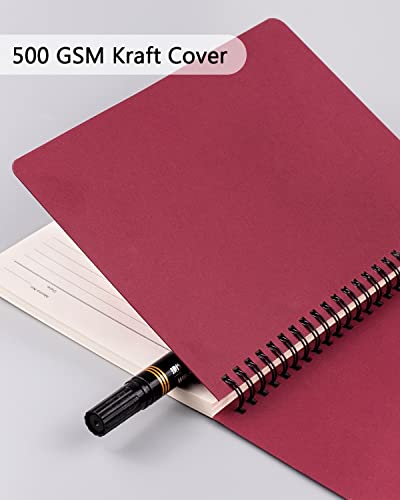 Spiral Notebooks A5 Lined 10Pcs College Ruled Journals Bulk-5 Colors Cover, 120 Pages/60 Sheets, 8.3 "x 5.8", for Students Office Business Subject Diary Ruled Book