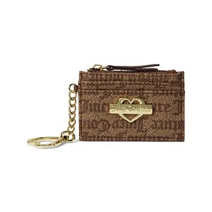 Juicy Couture Glam Card Case Chestnut Chino One Size