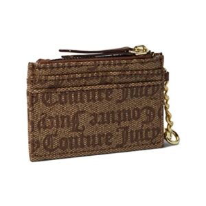 Juicy Couture Glam Card Case Chestnut Chino One Size