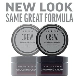 American Crew Men's Grooming Cream, Like Hair Gel with High Hold & High Shine, 3 Oz (Pack of 1)