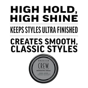 American Crew Men's Grooming Cream, Like Hair Gel with High Hold & High Shine, 3 Oz (Pack of 1)