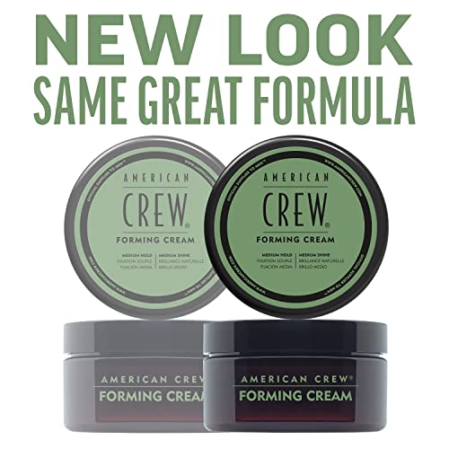 American Crew Men's Hair Forming Cream, Like Hair Gel with Medium Hold & Medium Shine, 3 Oz (Pack of 1)