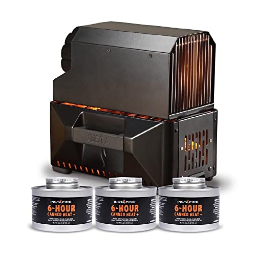 VESTA Self-Powered Camping Indoor/Outdoor Heater & Stove (Compact, Off-Grid, Emergency)