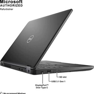 Dell Latitude 5490 Business Laptop 14" FHD (1920 x 1080) Display, Intel Core i7-8650U, 8M Cache, up to 4.20 GHz, 960GB SSD, 16GB RAM, HDMI, USB-C, Webcam, Windows 10 Pro (Renewed)