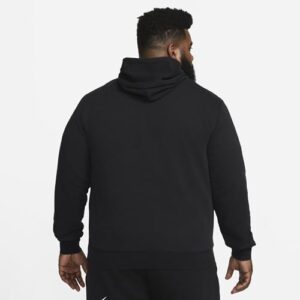 Nike Sportswear Men's French Terry Pullover Hoodie (US, Alpha, Medium, Regular, Regular, Black)