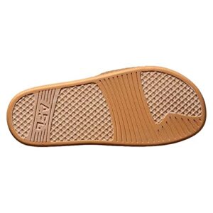 Athletic Propulsion Labs Women's Techloom ZigZag Slide, Tan, 7