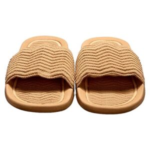 Athletic Propulsion Labs Women's Techloom ZigZag Slide, Tan, 7