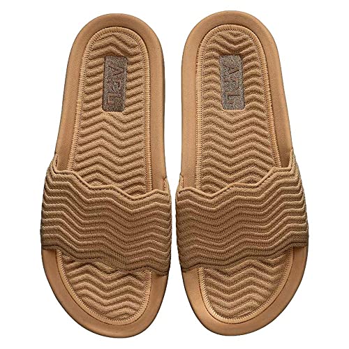 Athletic Propulsion Labs Women's Techloom ZigZag Slide, Tan, 7