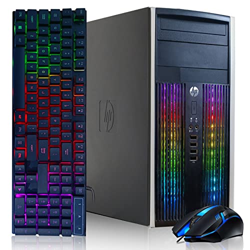 HP RGB Gaming Desktop PC, Intel Quad I7 up to 3.8Ghz,GeForce GTX 1660 Super 6G GDDR6, 16G, 1TB SSD, WiFi, BT 5.0, RGB Keyboard & Mouse, W10P64 (Renewed)