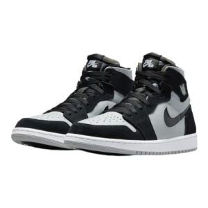 Men's Jordan 1 High Zoom Air CMFT Black/White-LT Smoke Grey CT0978-001 10.5