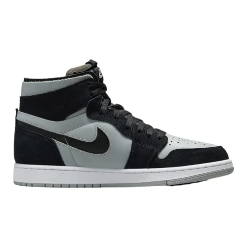 Men's Jordan 1 High Zoom Air CMFT Black/White-LT Smoke Grey CT0978-001 10.5