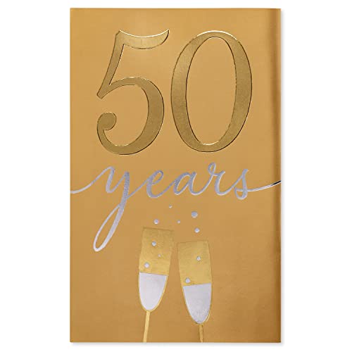 American Greetings 50th Anniversary Card for Couple (Beautiful and Lasting)