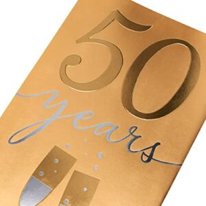 American Greetings 50th Anniversary Card for Couple (Beautiful and Lasting)