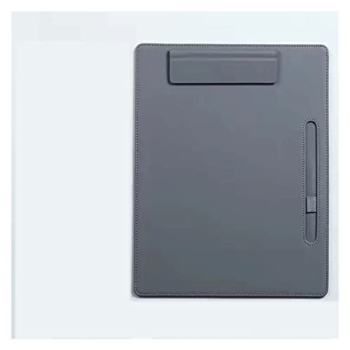 Document Bag A4 Business Pad Folder Board Exam Writing Board Pad Board Special Clip Book Stationery Writing Pad Cardboard Signature Document Holder (Color : A4-Grey)