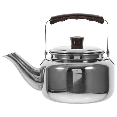 STOBAZA 0.8L Whistling Tea Kettle for Stovetop Classic Teapot Teakettle Food Grade Stainless Steel Water Boiler Kettle, Gas Electric Induction Compatible, Mirror Polish