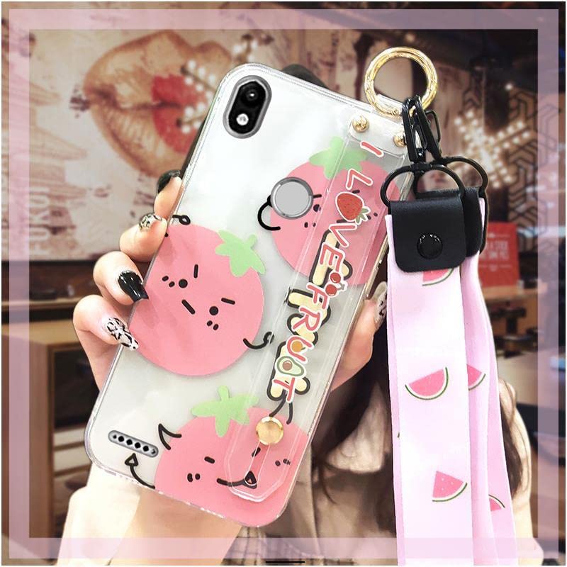 Lulumi Beautiful Cute Phone Case for Infinix Smart 2 X5515, Shockproof for Woman for Man Black Case for Girls Anti-dust Cover Back Cover for Men Dirt-Resistant TPU Fashion Design, 5