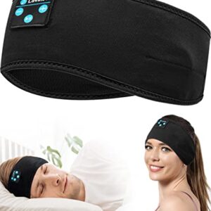 Lavince Sleep Headphones - Headband Headphones - Bluetooth Headband Sleep Headphones for Side Sleeper, Elastic Music Sleeping Band Cozy ASMR Wireless Eye Mask Tech Gadgets Gifts for Women Men