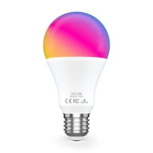 smart light bulb, 15w (150w equivalent) 1500lumen smart alexa light bulb, e26 a19 ultra bright led color changing bulb, 2.4 ghz wifi light bulb compatiable with alexa, google (no hub required)