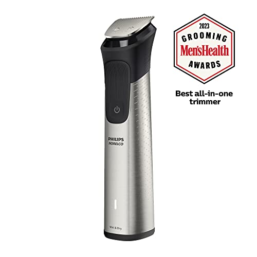 Philips Norelco Multigroom Series 7000, Mens Grooming Kit with Trimmer for Beard, Head, Hair, Body, Groin, and Face - NO Blade Oil Needed, MG7910/49