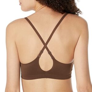 Calvin Klein Women's Bonded Flex Lightly Lined Bralette, Umber