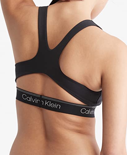 Calvin Klein Women's Athletic Unlined Bralette, Black
