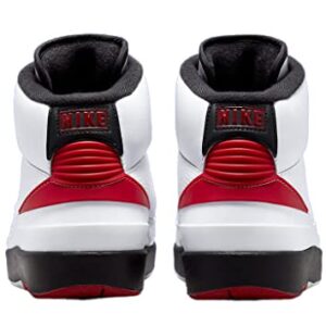 Jordan Mens Air 2 Retro OG DX2454 106 Chicago 2022 - Size 9 White/Varsity Red/Black