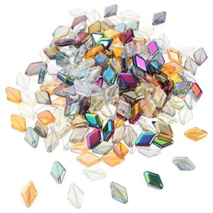 sewroro beaded bracelets 200pcs glass beads gemstone beads diamond-shaped loose spacer beads diy jewelry making kits diy beads art and craft kits diy bracelets necklace hairband charm bracelets