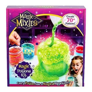 magic mixies magic potion kit. children can follow their spell book and mix ingredients to create over 70 magic potions. make potions that fizz, bubble and magically change form!